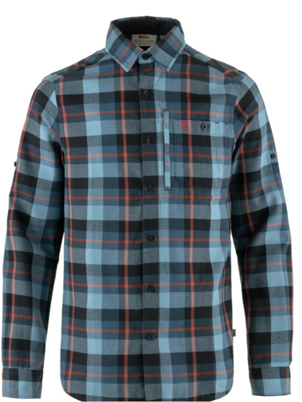 Fjallraven Fjallglim Shirt
Mens XL Plaid Button down
Roll Sleeve Outdoor
Hiking